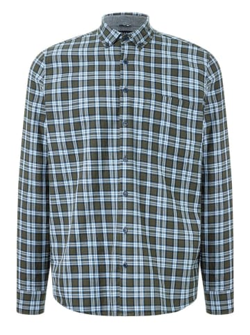 Maerz Muenchen Blouse kaki/lichtblauw