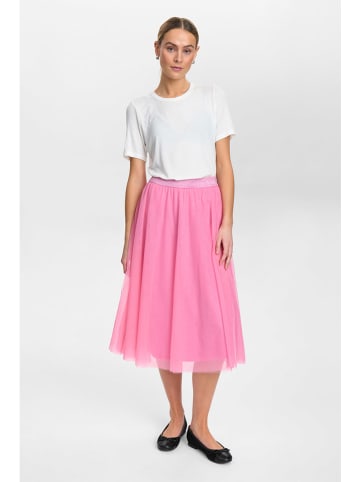 NÜMPH Spódnica w kolorze jasnoróżowym