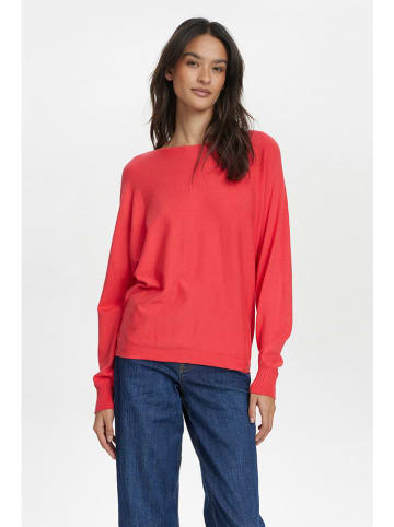 NÜMPH Sweter w kolorze czerwonym