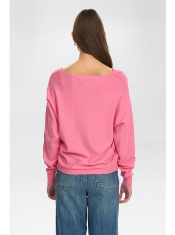 NÜMPH Sweter w kolorze różowym