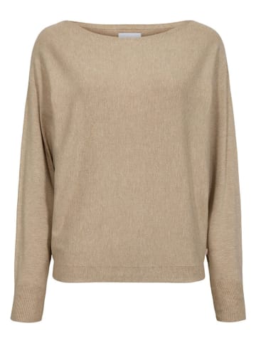 NÜMPH Sweter "Daya" w kolorze karmelowym