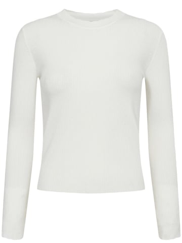 NÜMPH Sweter w kolorze białym