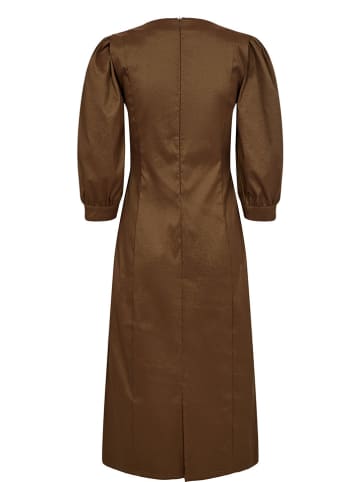 NÜMPH Sukienka w kolorze brązowym