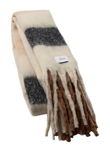 NÜMPH Szal w kolorze beżowym - 176 x 49 cm