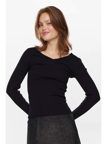 NÜMPH Sweter w kolorze czarnym