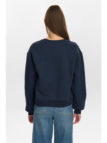 NÜMPH Bluza w kolorze granatowym