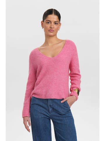 NÜMPH Sweter w kolorze różowym