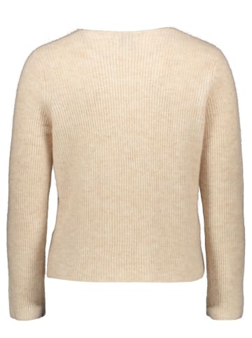 NÜMPH Sweter w kolorze beżowym