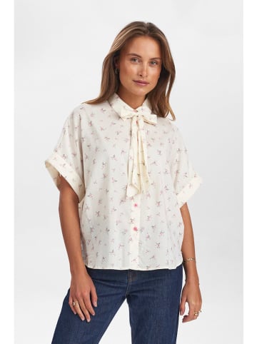 NÜMPH Bluzka w kolorze kremowym