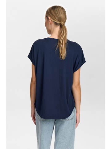 NÜMPH Bluzka w kolorze granatowym