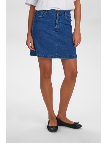 NÜMPH Spódnica dżinsowa w kolorze niebieskim
