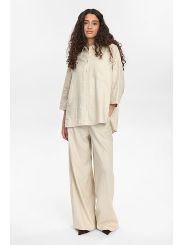 NÜMPH Bluzka "Nuyngva" w kolorze beżowym