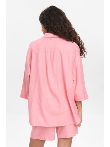 NÜMPH Bluzka "Nuyngva" w kolorze jasnoróżowym