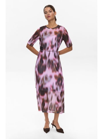 NÜMPH Kleid in Rosa/ Bordeaux