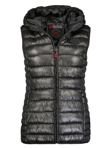 Maison Montaigne Kamizelka pikowana "Annemai" w kolorze czarnym