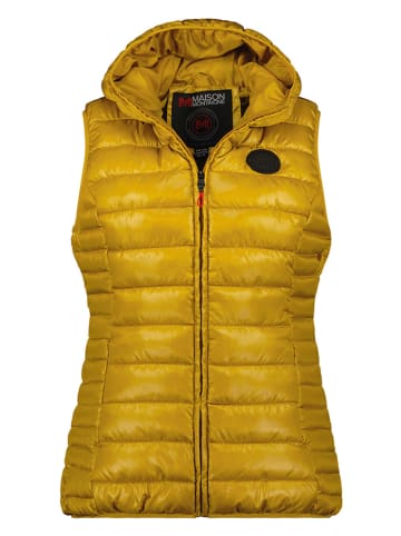 Maison Montaigne Kamizelka pikowana "Annemai" w kolorze musztardowym