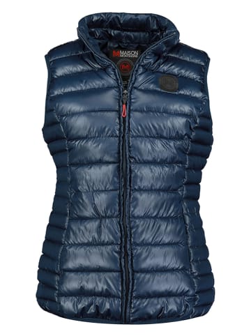 Maison Montaigne Kamizelka pikowana "Annemai" w kolorze granatowym