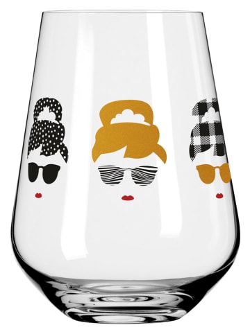 RITZENHOFF 2er-Set: Wassergläser "Online Fashion" in Schwarz/ Hellbraun - 500 ml