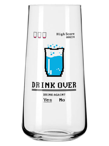 RITZENHOFF Glas "Gaming" in Schwarz/ Hellblau - 600 ml