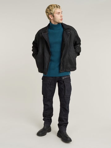 G-Star Bojówki dżinsowe - Tapered fit - w kolorze granatowym