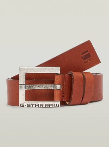 G-Star Leder-Gürtel in Hellbraun