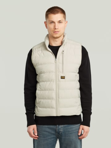 G-Star Steppweste in Creme