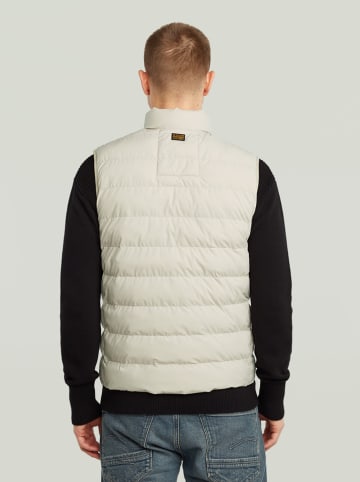 G-Star Doorgestikte bodywarmer crème