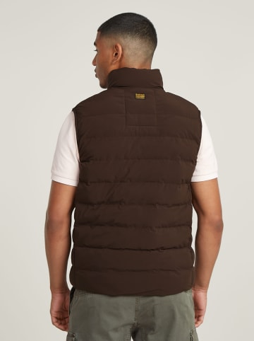 G-Star Doorgestikte bodywarmer bruin
