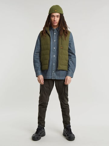 G-Star Kamizelka pikowana w kolorze khaki