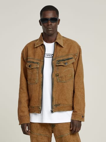 G-Star Jeansjacke in Hellbraun