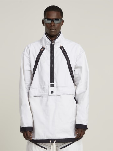 G-Star Übergangsjacke in Weiß/ Schwarz