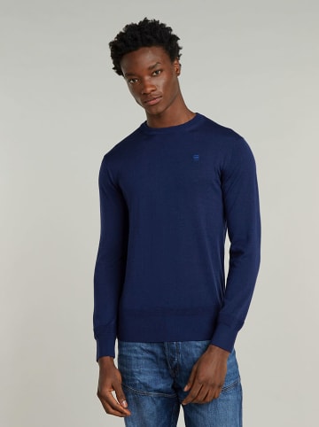 G-Star Wollpullover in Dunkelblau