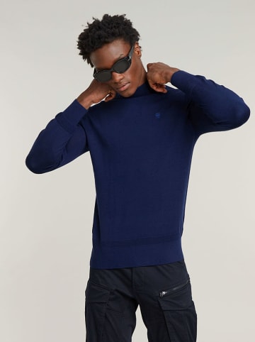 G-Star Wollpullover in Dunkelblau