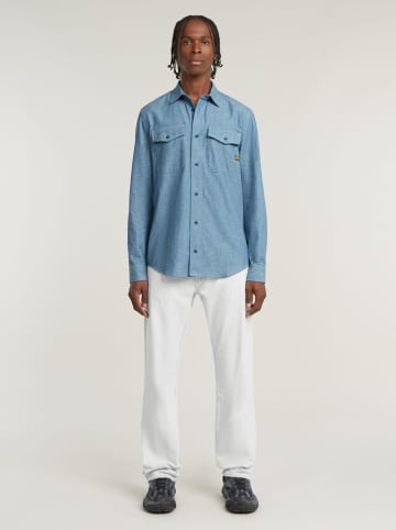 G-Star Blouse lichtblauw