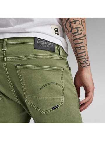 G-Star Bermudy dżinsowe w kolorze khaki