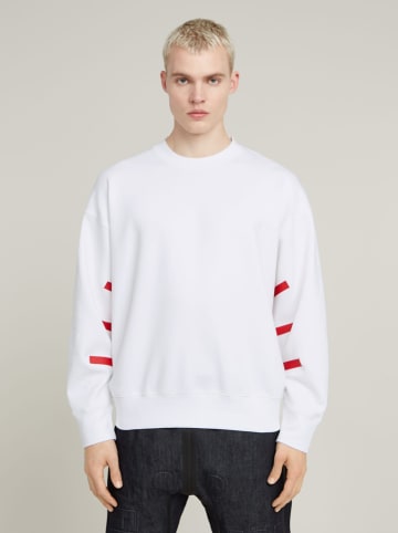 G-Star Sweatshirt wit/rood