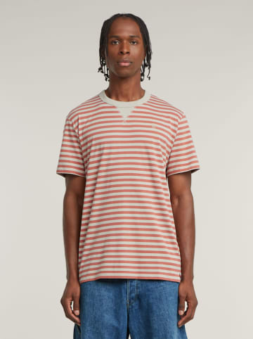 G-Star Shirt in Creme/ Orange