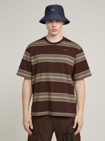 G-Star Koszulka w kolorze brązowym