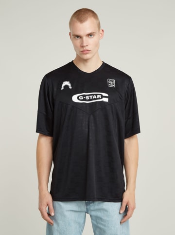 G-Star Shirt in Schwarz/ Weiß