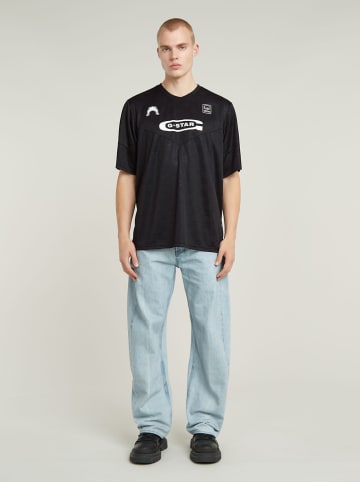 G-Star Koszulka w kolorze czarno-białym