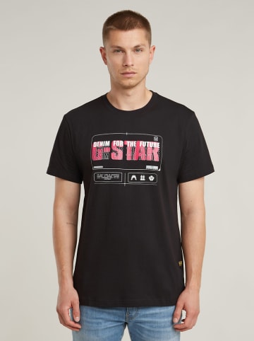 G-Star Shirt zwart/rood