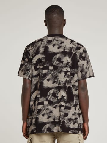 G-Star Koszulka w kolorze czarno-beżowym