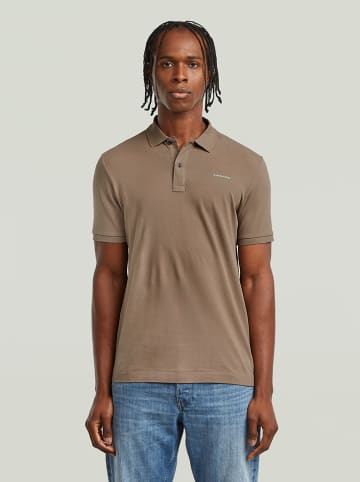 G-Star Koszulka polo w kolorze jasnobrązowym