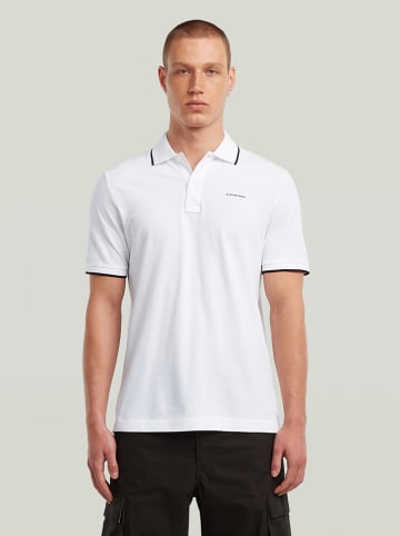 G-Star Koszulka polo w kolorze białym