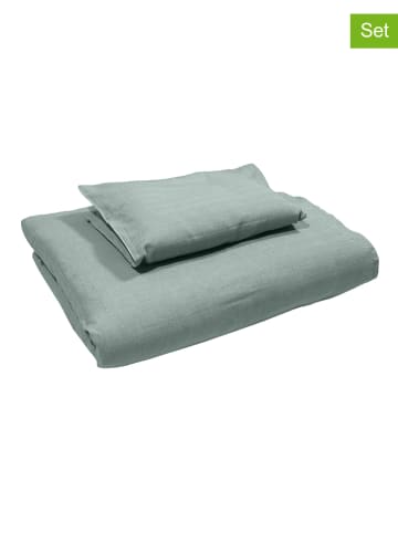 Kindsgut 2-delige beddengoedset groen
