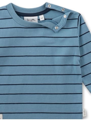 Sanetta Kidswear Koszulka w kolorze niebiesko-czarnym