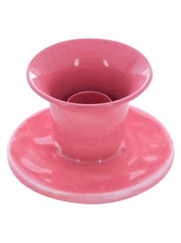 Overbeck and Friends Kerzenständer ''Belle'' in Rosa - (H)4,8 x Ø 8,2 cm