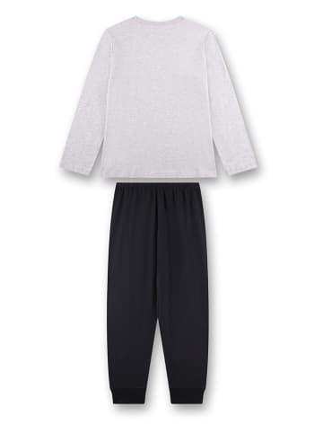 Sanetta Pyjama grijs/zwart
