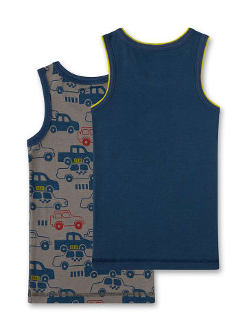 Sanetta Podkoszulki (2 szt.) w kolorze antracytowo-granatowym