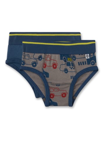 Sanetta 2er-Set: Slips in Blau/ Grau